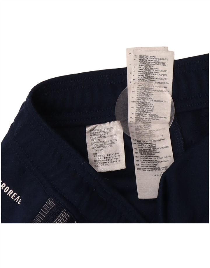 Calça de treino masculina Adidas Aeroready grande poliéster azul marinho