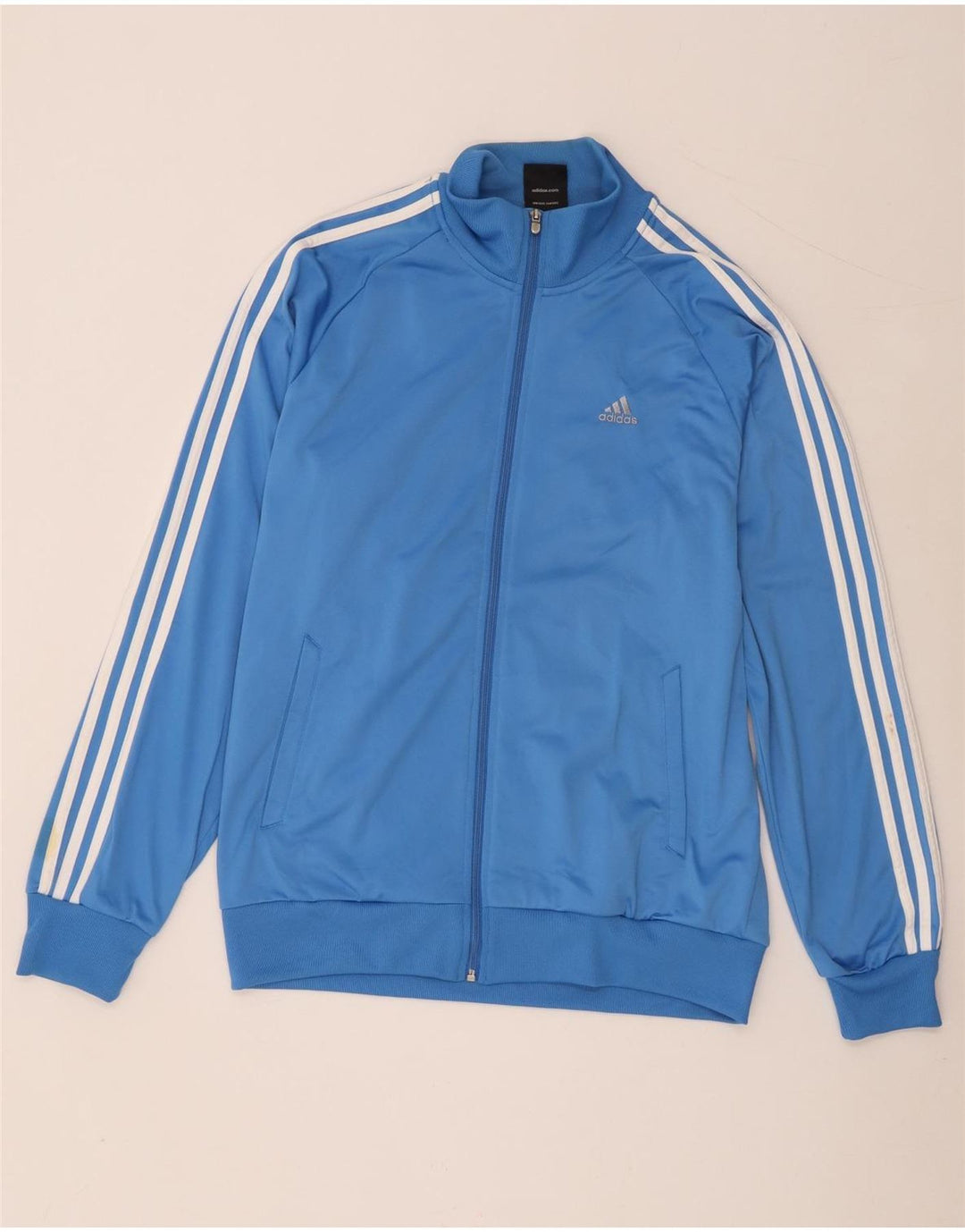Adidas Mens Clima 365 Tracksuit Top Jacket Médio Azul Poliéster