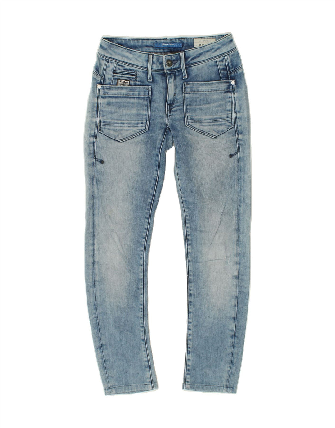 G-STAR Womens Slim Jeans W25 L27  Blue Cotton Vintage G-Star and Second-Hand G-Star from Messina Hembry 