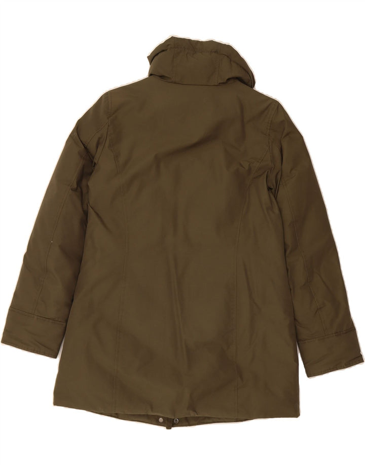 WOOLRICH Womens Loose Fit Padded Coat UK 6 XS Khaki Cotton Vintage Woolrich and Second-Hand Woolrich from Messina Hembry 