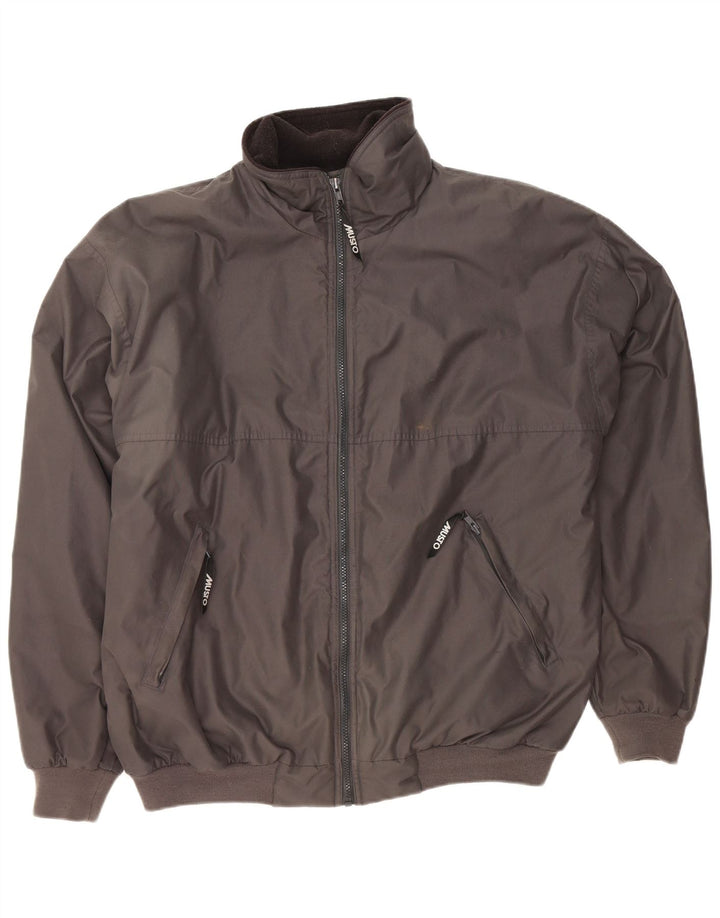 Jaqueta bomber masculina Musto UK 40 poliéster cinza grande