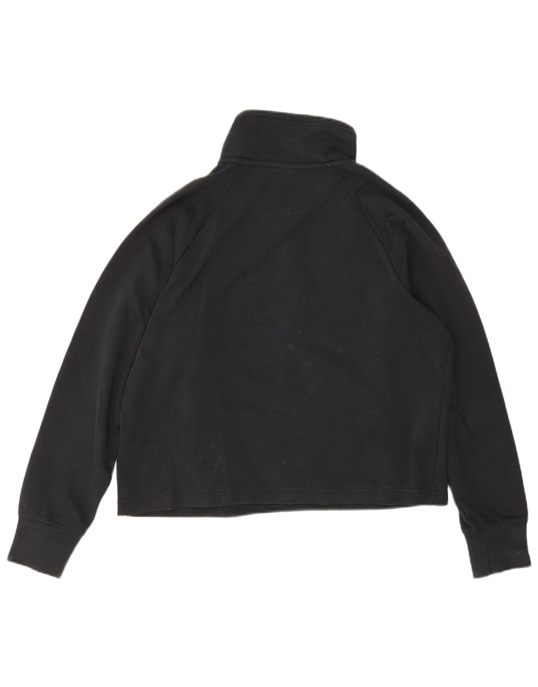 Moletom Nike feminino oversized com zíper e gola alta UK 10 pequeno preto