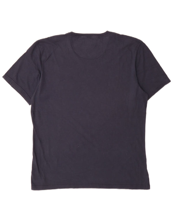 Camiseta masculina Barbour Slim Fit Top XL algodão azul marinho