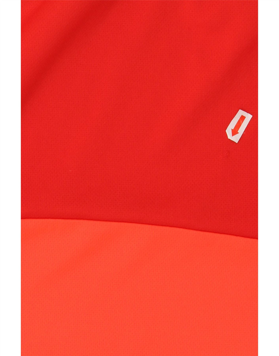 Camiseta Adidas Menino Climalite Top 15-16 Anos Laranja Colorblock Poliéster