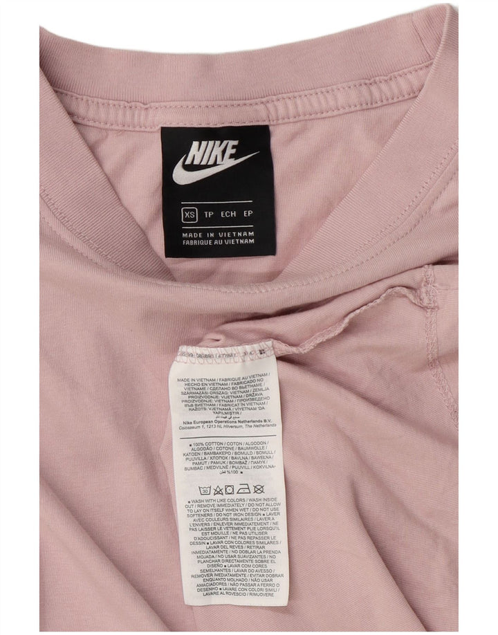 Camiseta masculina Nike Top XS algodão rosa