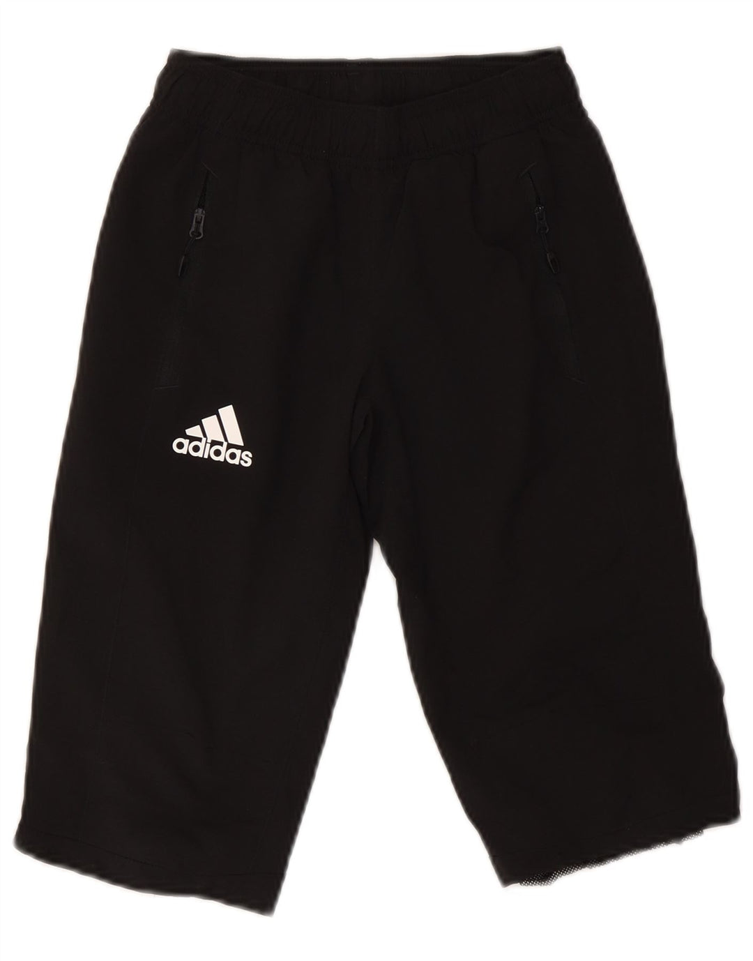 Bermuda esportiva Adidas Meninos 9-10 Anos Poliéster Preto