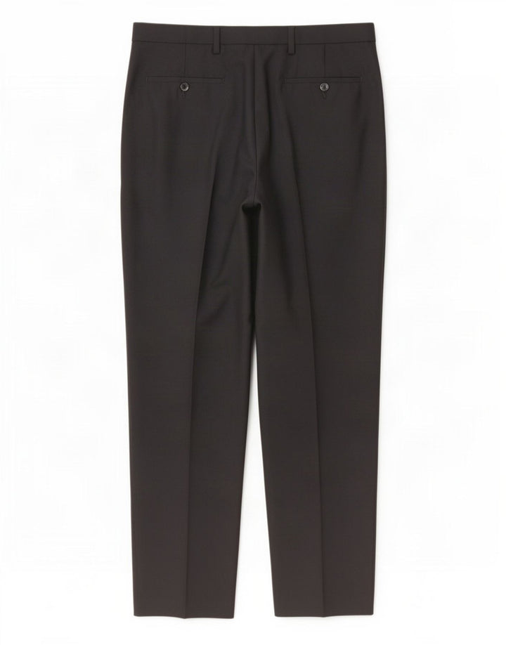 Calça Chino Masculina Marks & Spencer Regular Fit W34 L33 Poliéster Preto
