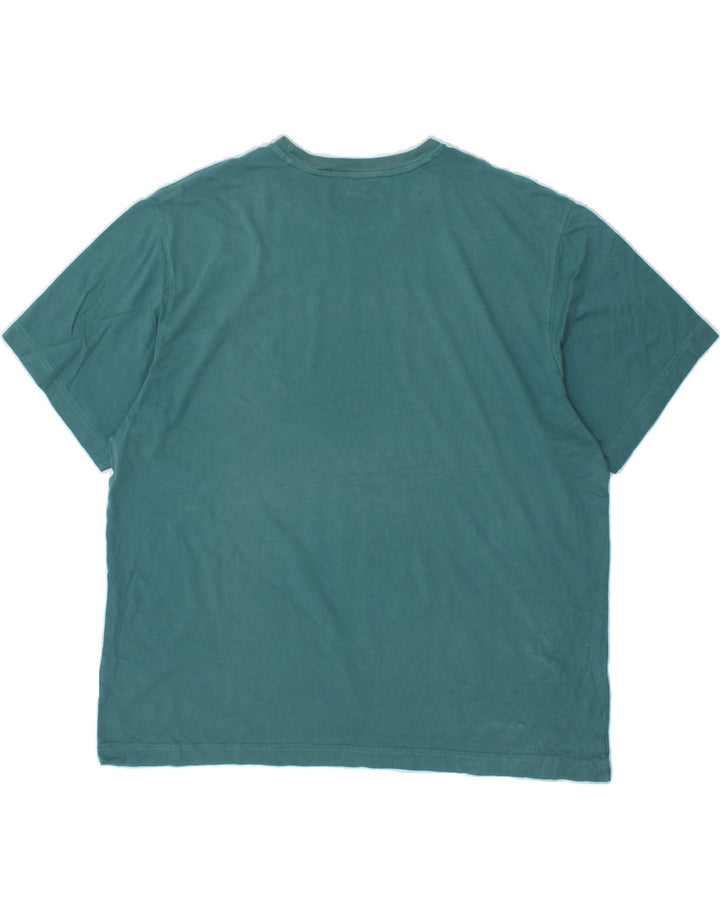 EDDIE BAUER Mens T-Shirt Top XL Blue Cotton Vintage Eddie Bauer and Second-Hand Eddie Bauer from Messina Hembry 