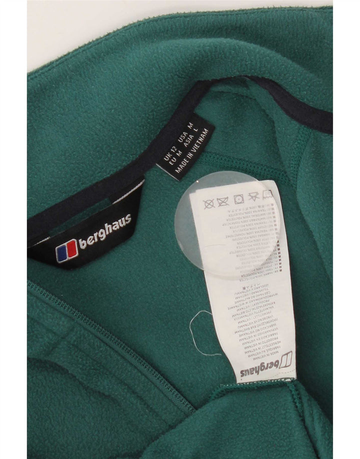 Jaqueta de lã feminina Berghaus UK 12 poliéster verde médio
