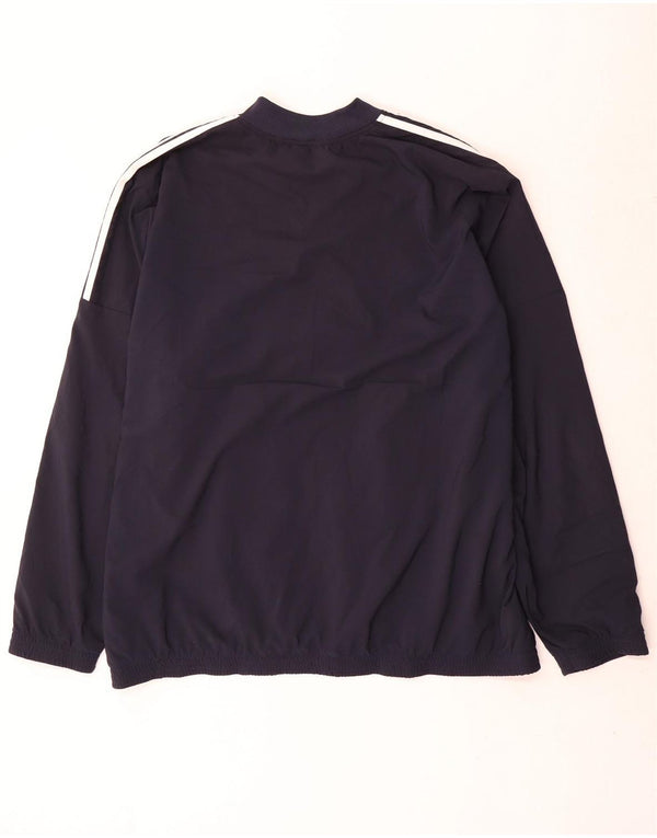 Adidas Mens Treino Top Jacket 2XL Poliéster Azul Marinho