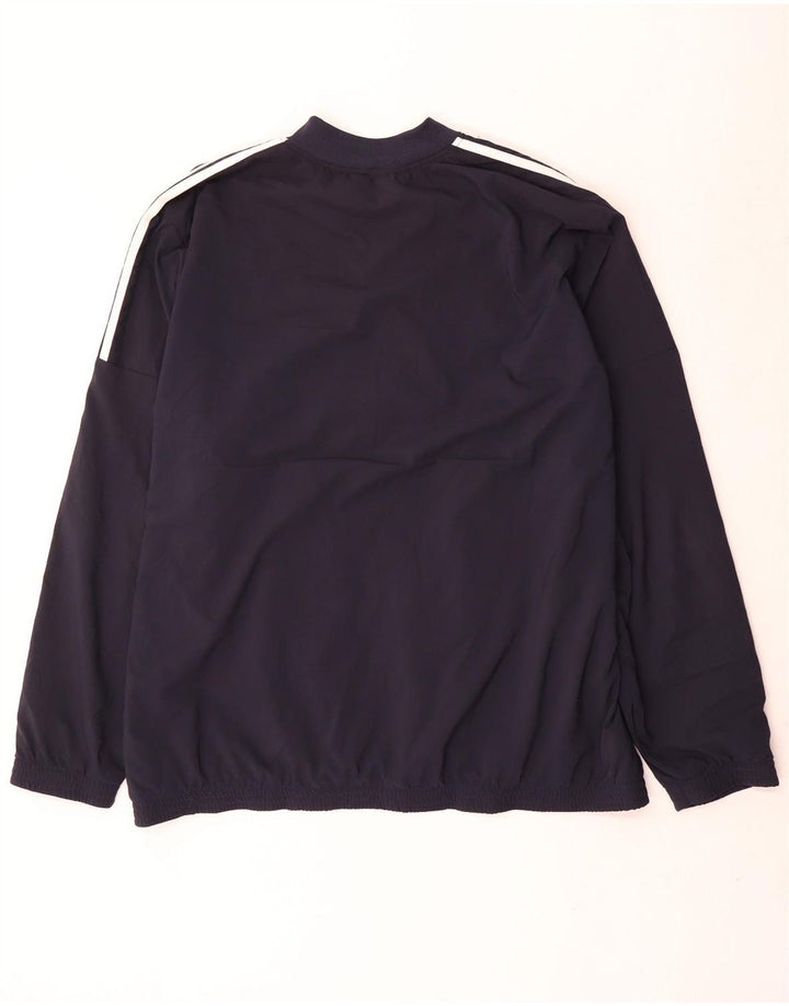 Adidas Mens Treino Top Jacket 2XL Poliéster Azul Marinho