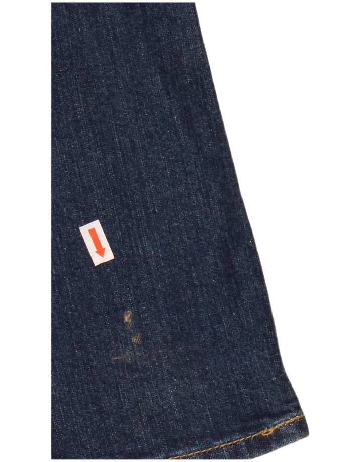 Eddie Bauer Calça jeans feminina Curvy Bootcut US 10 Grande W32 L33 Azul Algodão