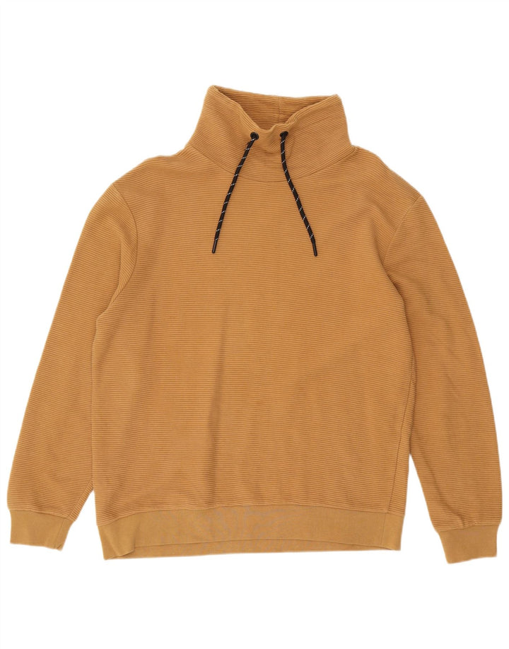 ZARA moletom feminino jumper UK 16 grande algodão marrom