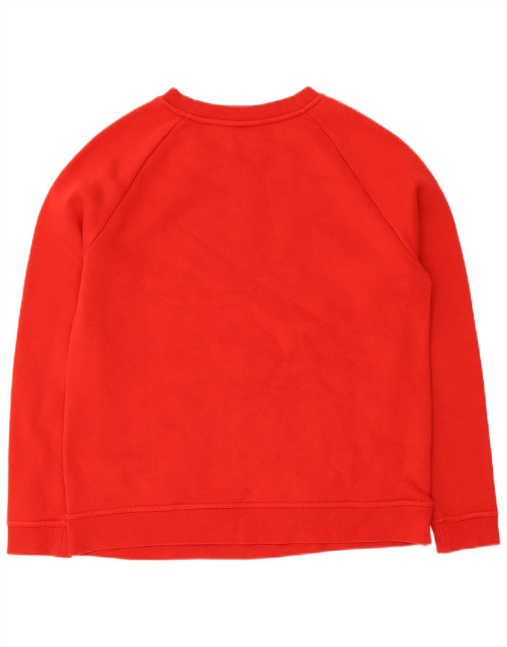 Nike feminino gráfico oversized moletom jumper reino unido 10 pequeno vermelho