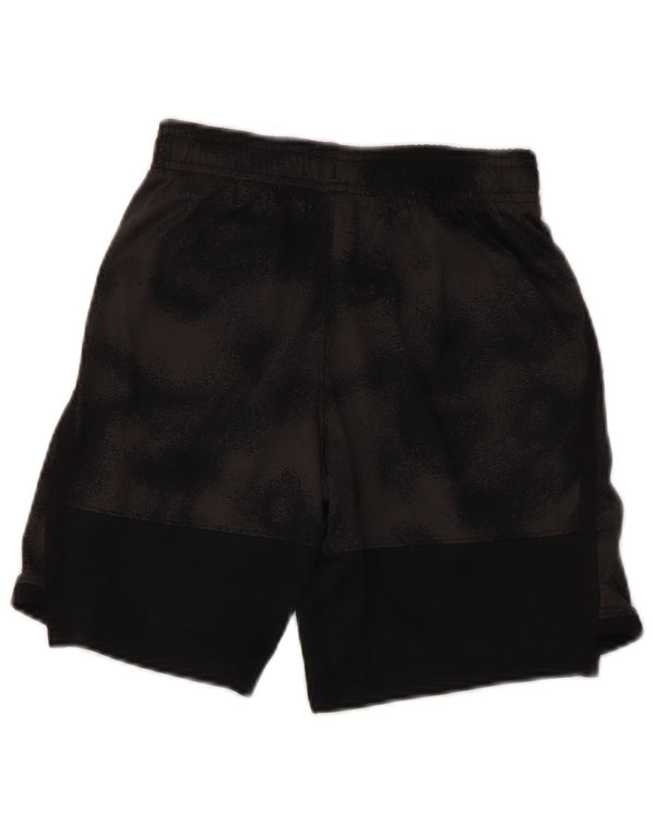 Shorts esportivos gráficos para meninas UNDER ARMOUR 7-8 anos pequenos camuflados pretos