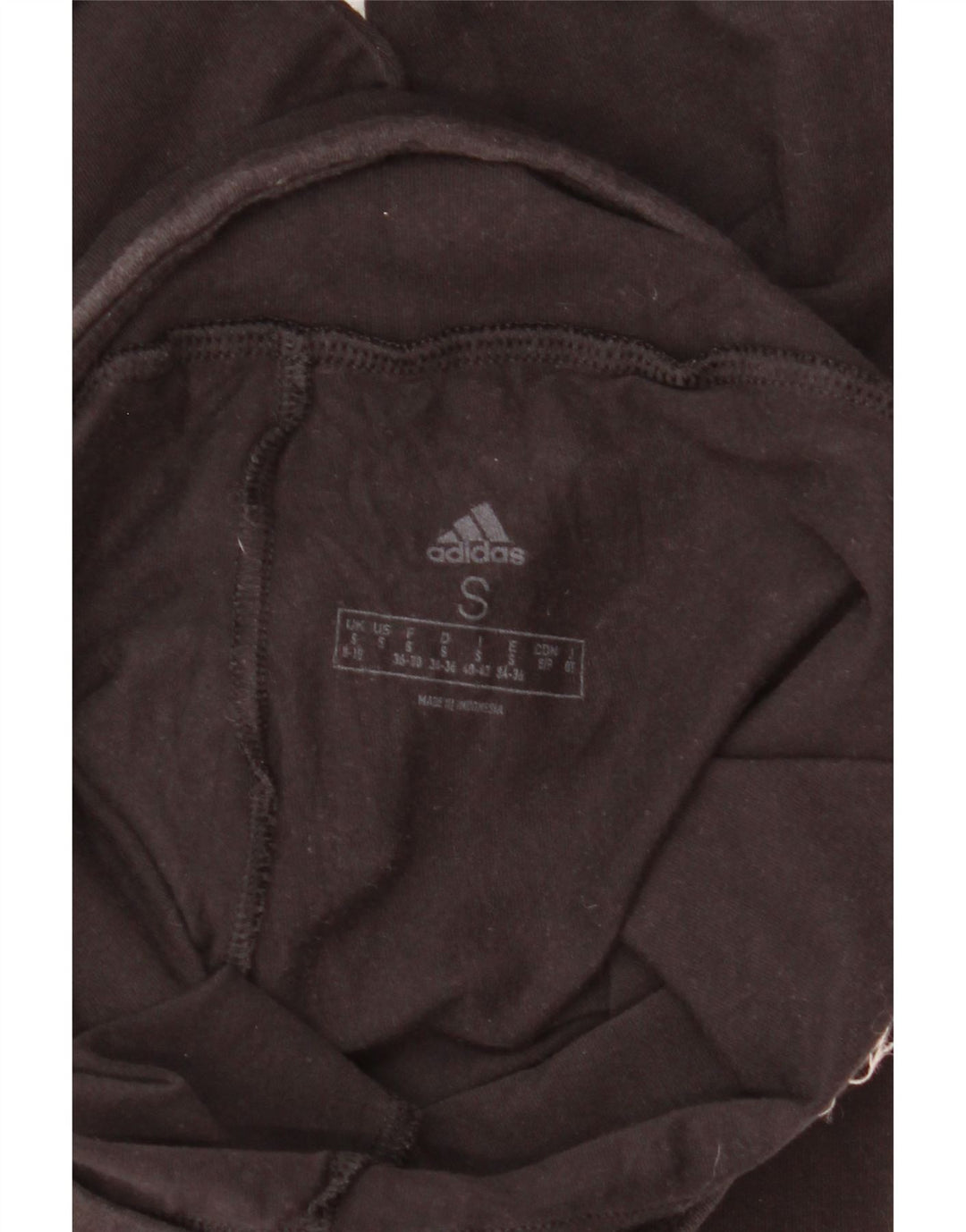 Leggings Adidas Femininas UK 8/10 Pequenas Pretas