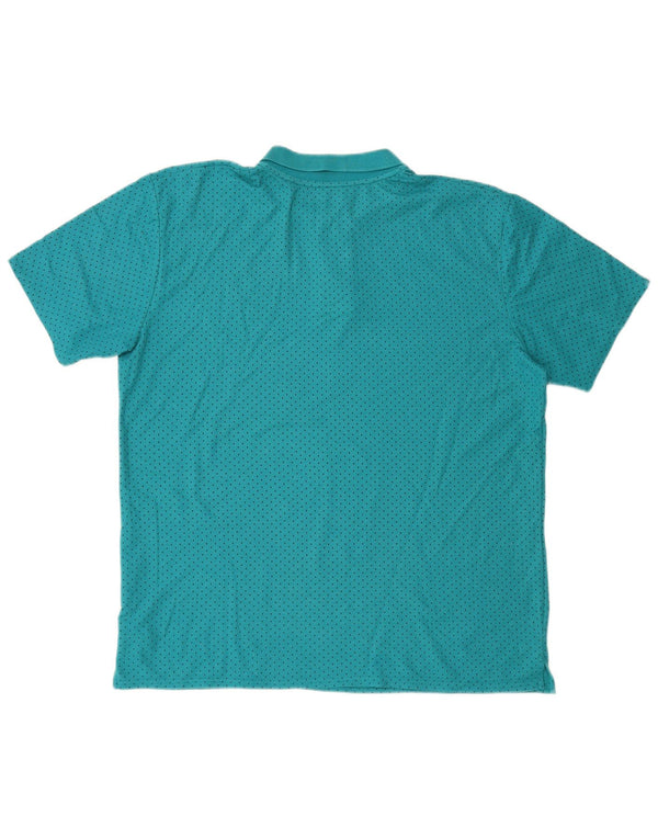 Camisa polo masculina Umbro 2XL turquesa