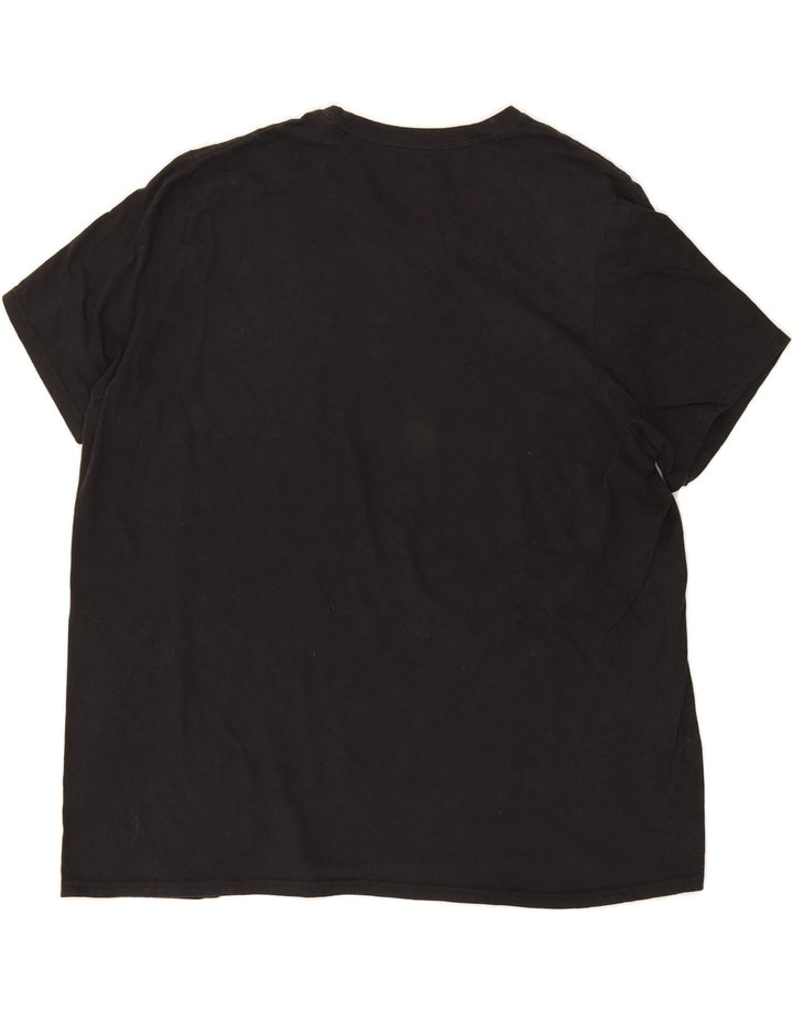 ADIDAS Mens Graphic T-Shirt Top 2XL Black Cotton Vintage Adidas and Second-Hand Adidas from Messina Hembry 