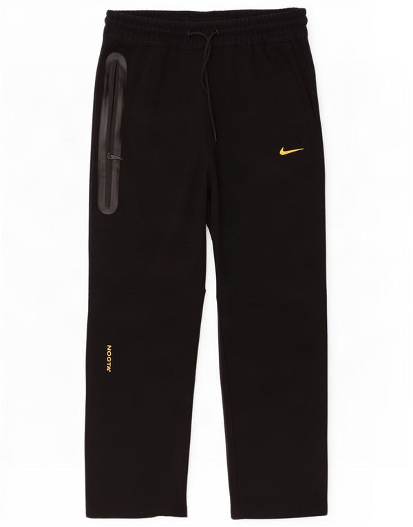 Nike Mens Nocta Calças de treino grandes de algodão preto