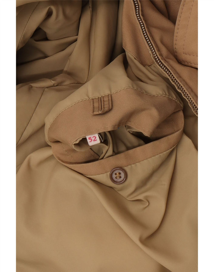 Jaqueta bomber masculina vintage IT 52 XL marrom