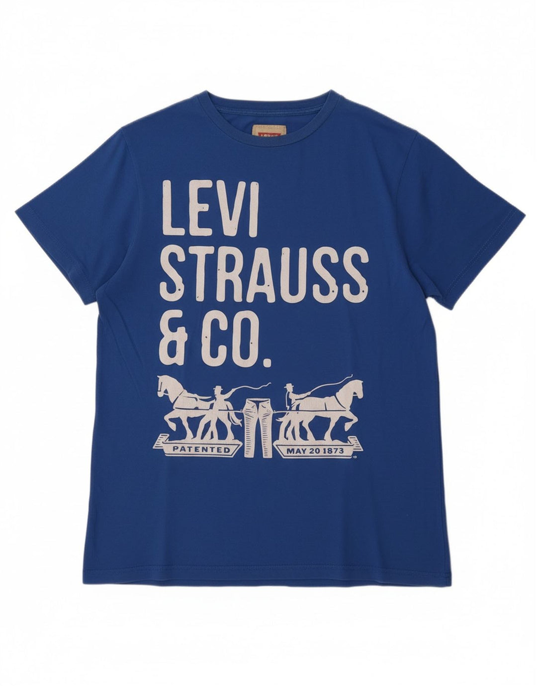 Camiseta gráfica LEVI'S Boys 15-16 anos algodão azul