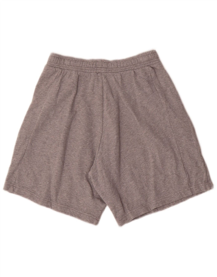 Shorts esportivos masculinos Adidas médio cinza manchado