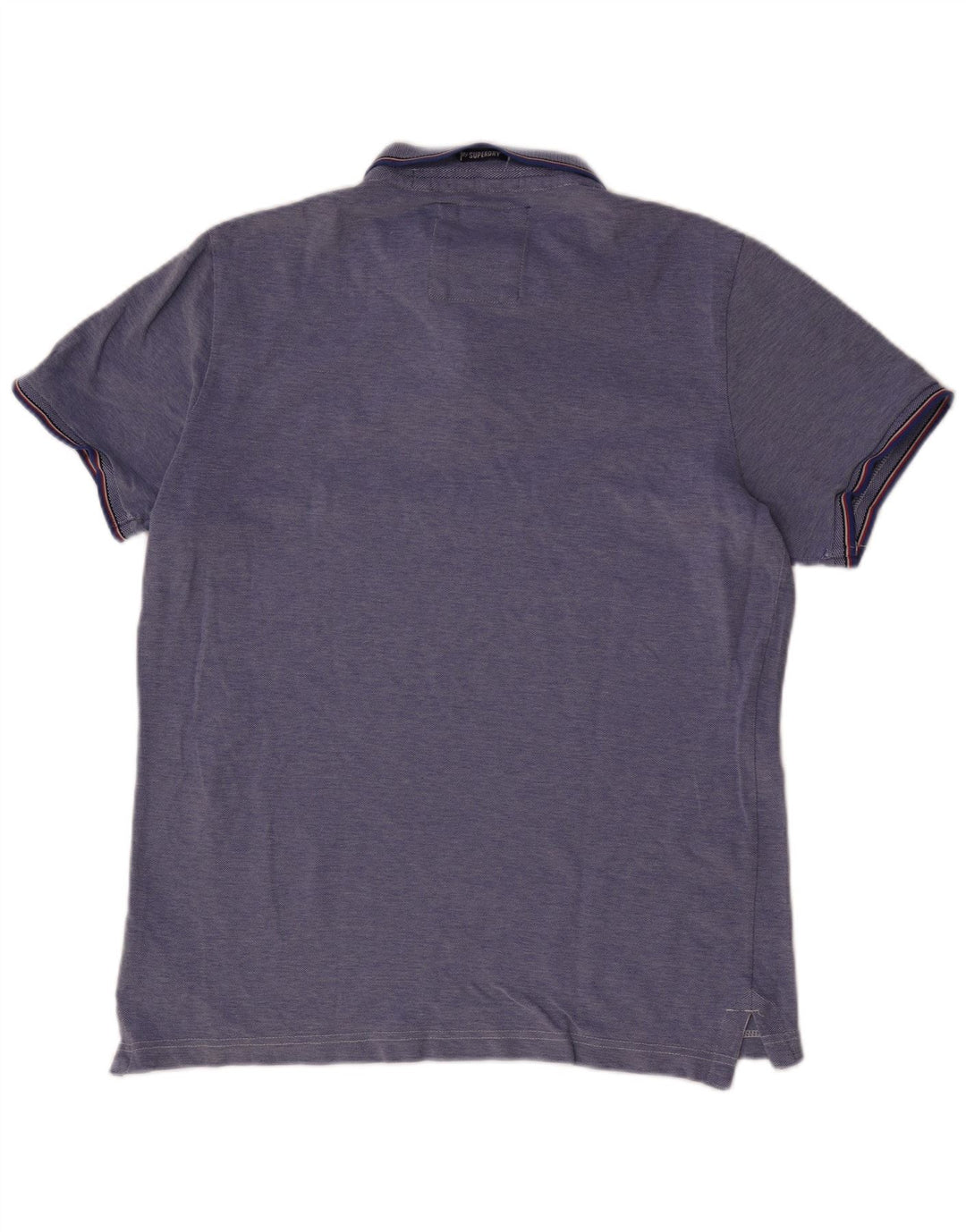 Camisa polo masculina SUPERDRY 2XL algodão azul