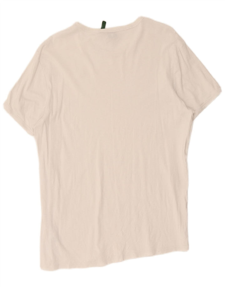 Camiseta masculina G-Star Top 2XL algodão branco