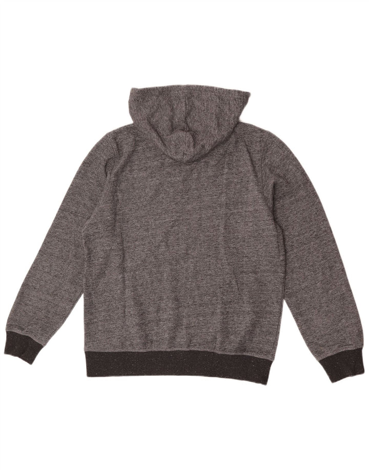Jack & Jones moletom com capuz masculino grande cinza manchado