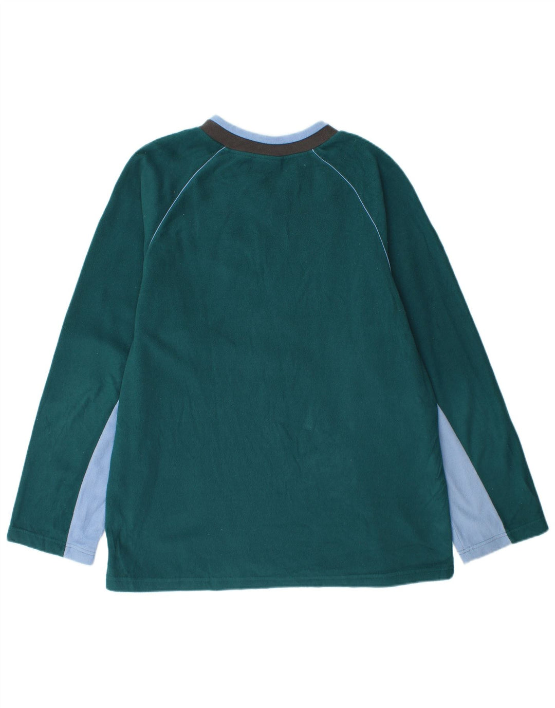 FILA Mens Fleece Jumper Grande Verde Colorblock Poliéster
