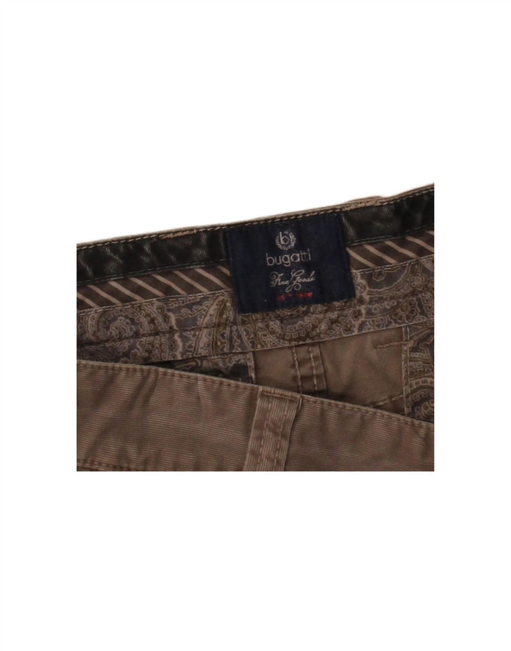Calça cargo reta masculina BUGATTI W34 L31 marrom