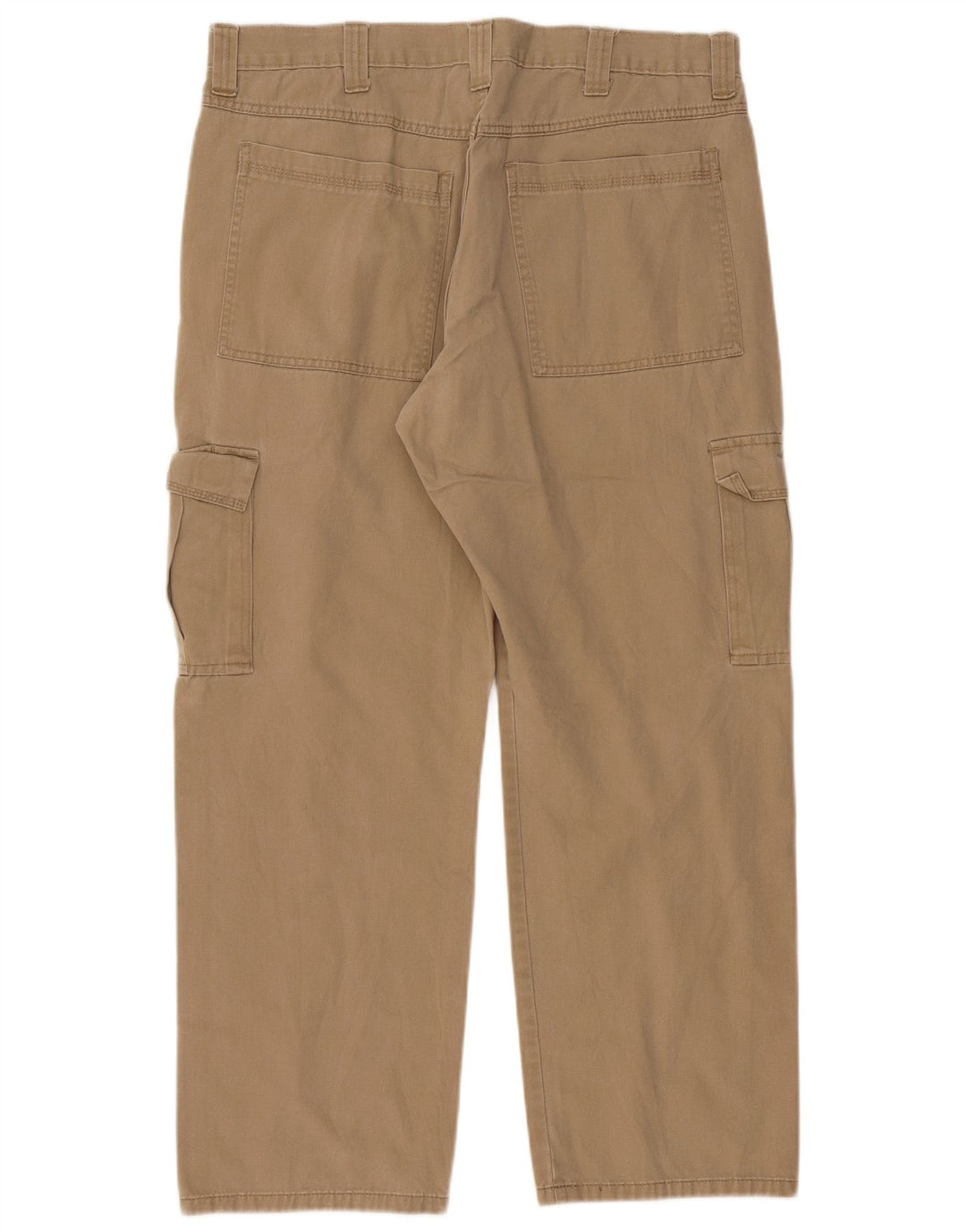Calça cargo masculina reta WRANGLER W36 L30 algodão bege