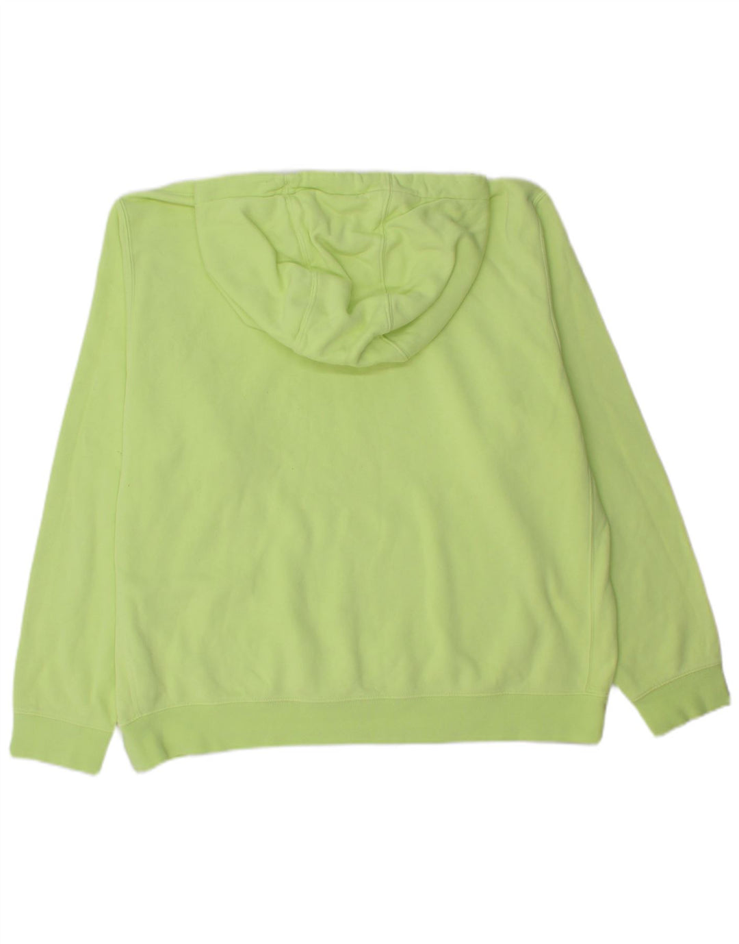 Nike Mens Hoodie Jumper Grande Algodão Verde