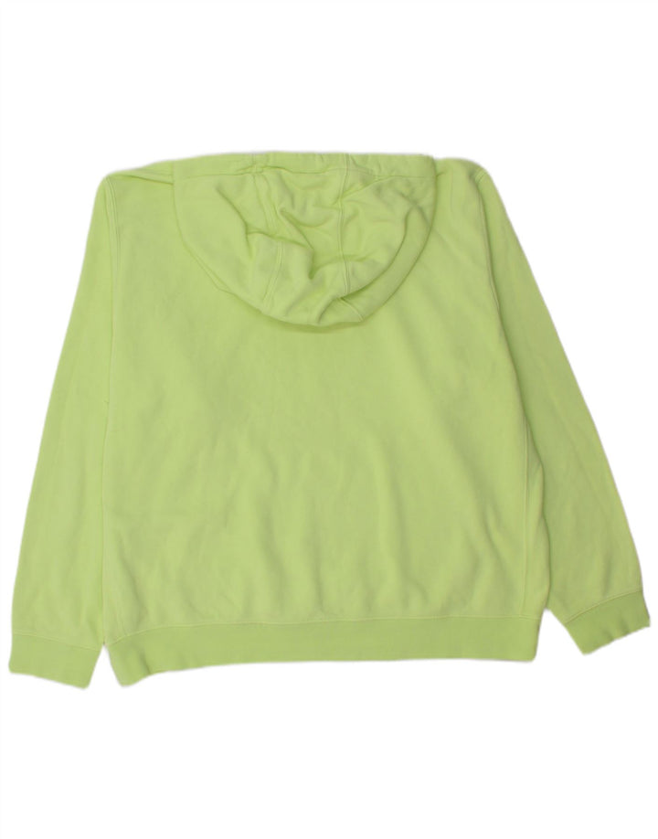 Nike Mens Hoodie Jumper Grande Algodão Verde