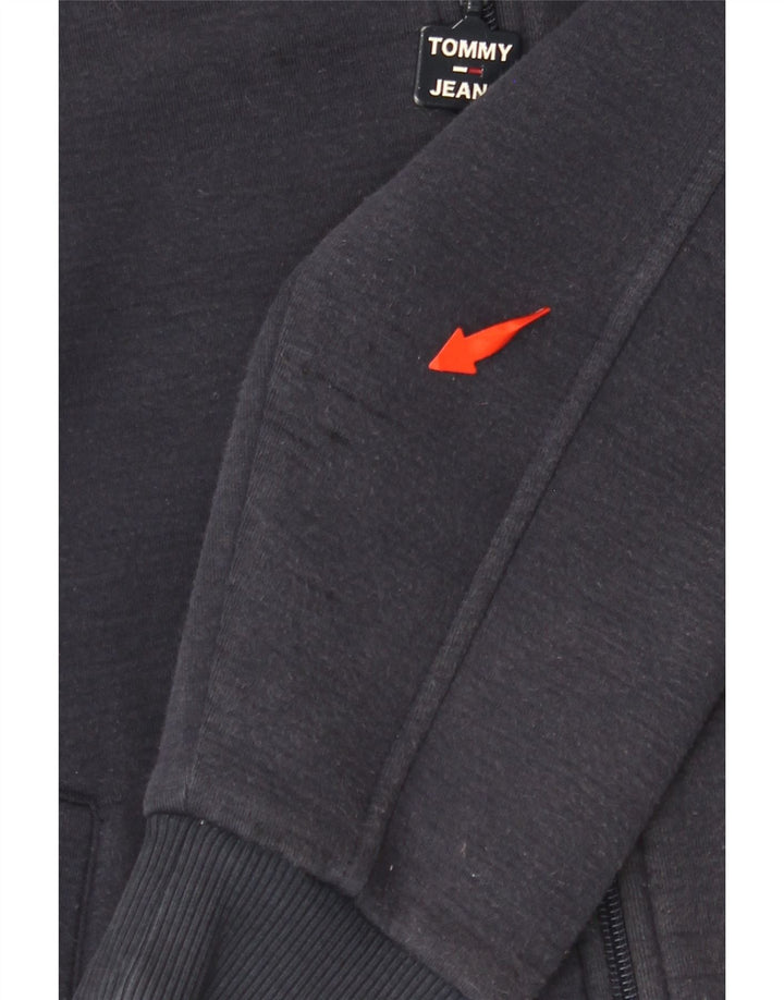 TOMMY HILFIGER Mens Tracksuit Top Jacket Small Navy Blue Colourblock