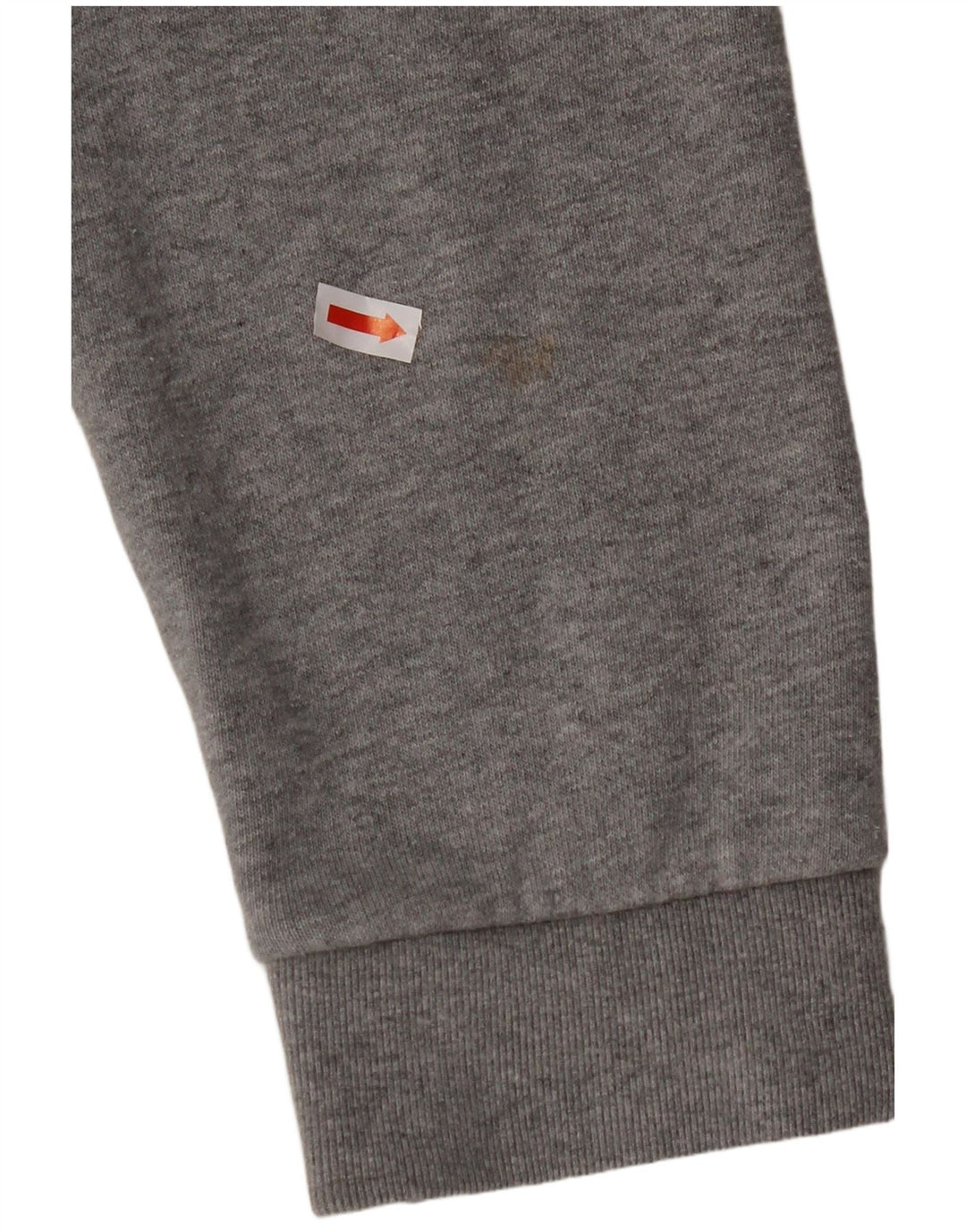 ADIDAS Mens Hoodie Jumper Médio Cinza Algodão Flecked