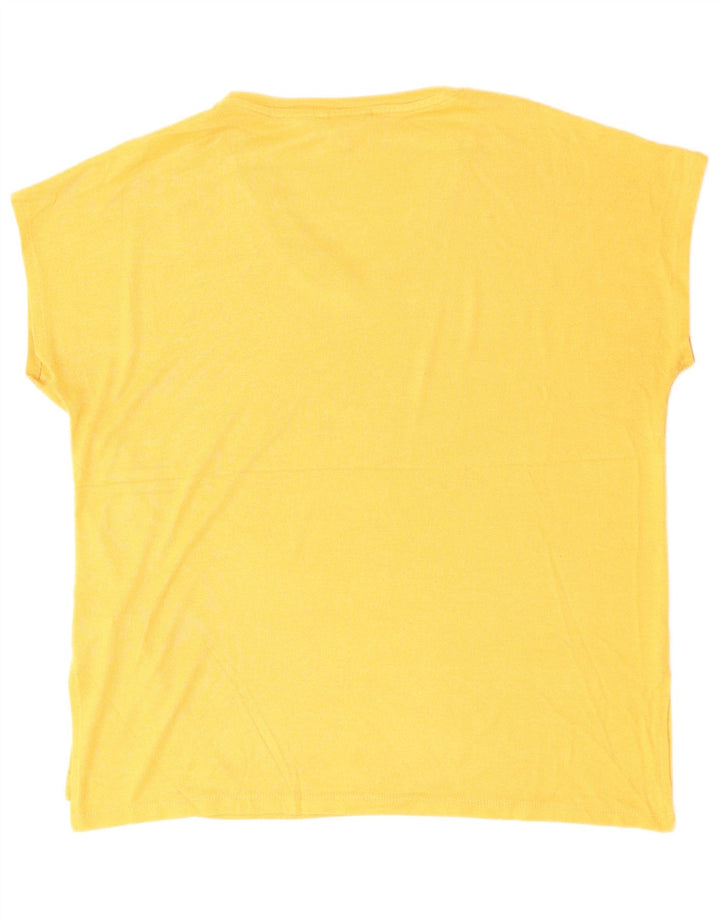 Camiseta feminina ORVIS UK 18 XL amarelo poliéster