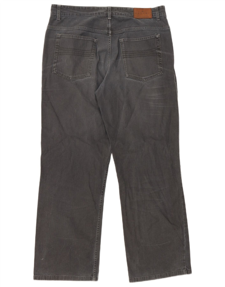 Jeans Marks & Spencer masculino Blue Harbor Straight W34 L29 algodão preto