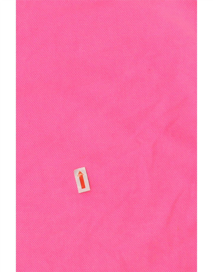 Camisa polo masculina SUPERDRY médio algodão rosa