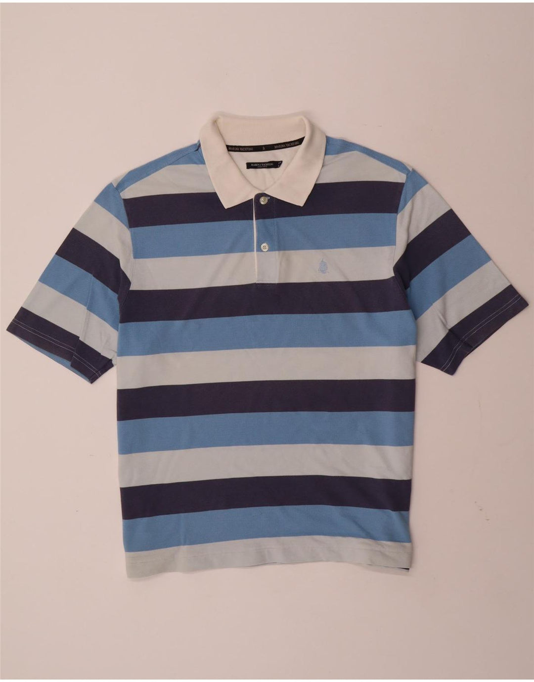 Camisa polo masculina de rugby MARINA YACHTING 2XL listrada azul