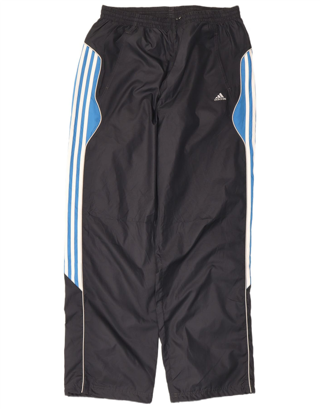 Calça de treino masculina Adidas XL cinza colorblock poliéster