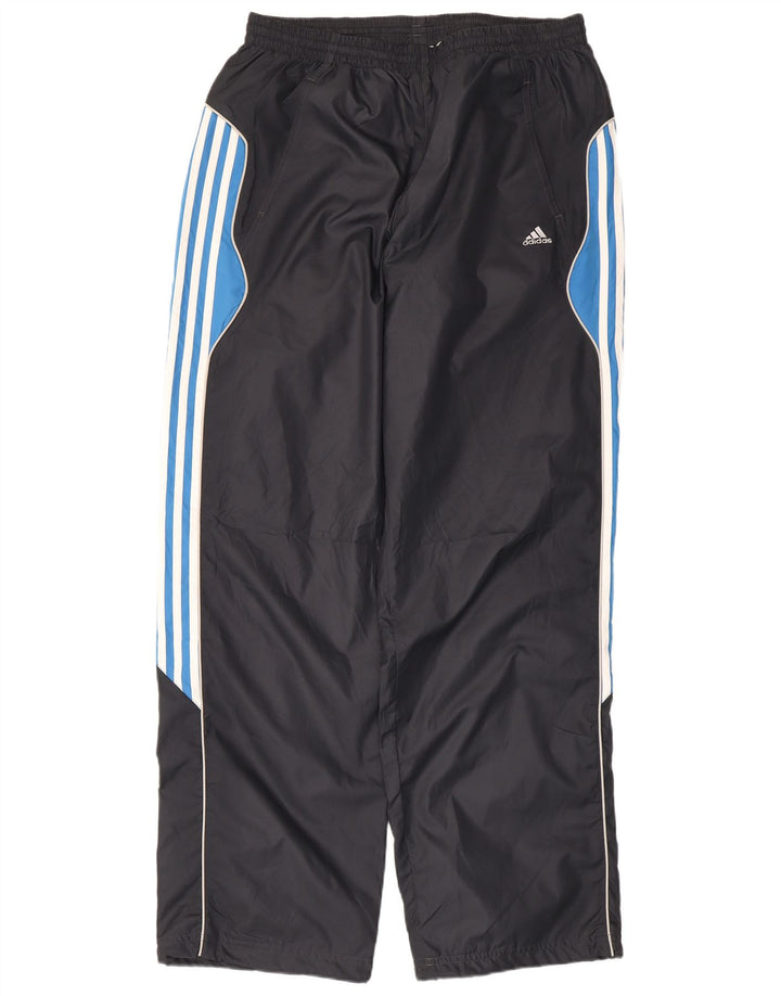 Calça de treino masculina Adidas XL cinza colorblock poliéster