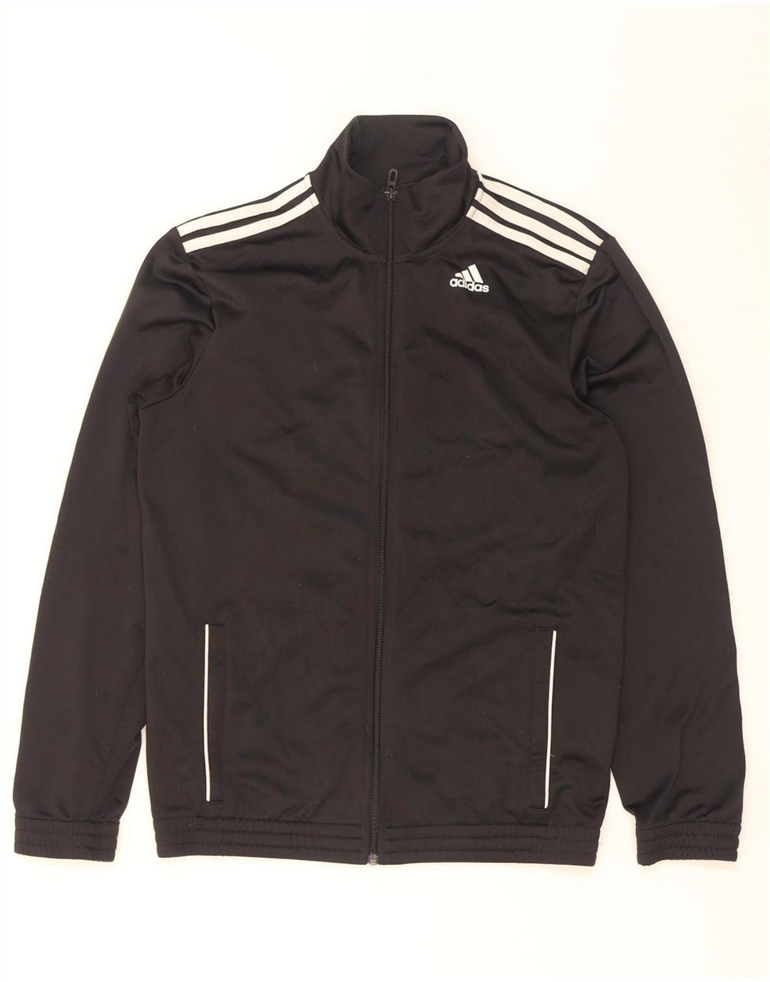 Adidas Mens Treino Top Jaqueta Grande Poliéster Preto