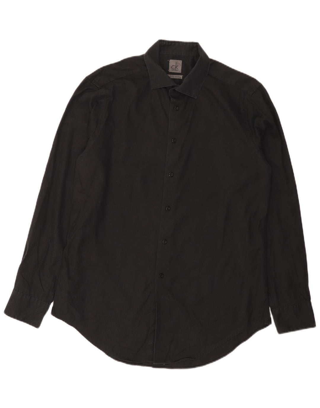 Camisa masculina Calvin Klein NON - IRON tamanho 16 1/2 listra preta grande