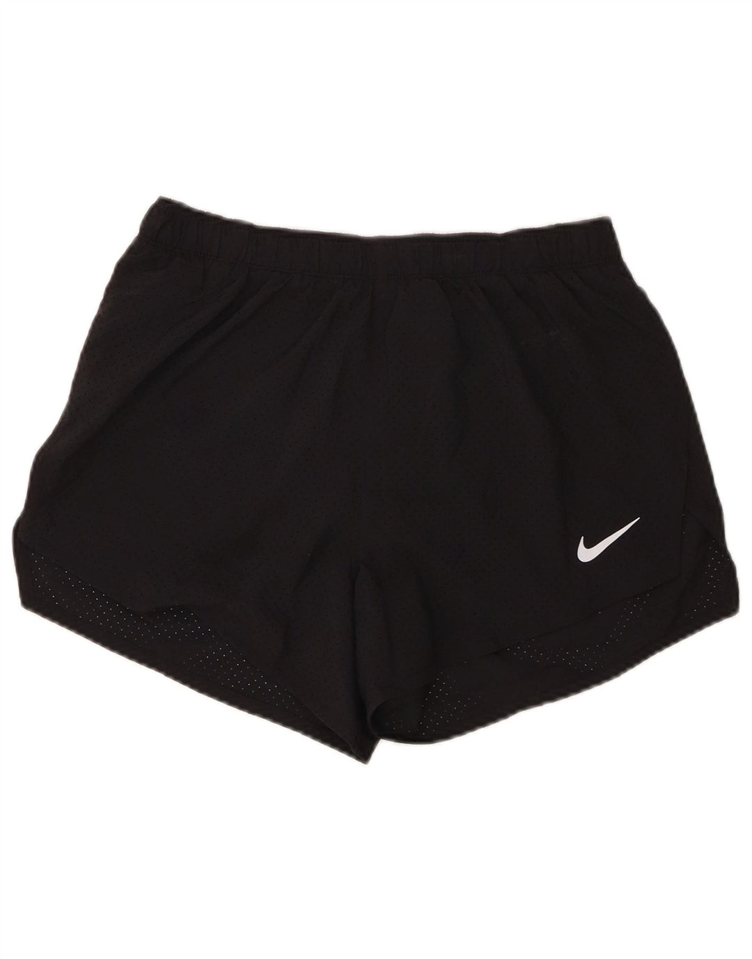 Nike Womens Dri Fit Sport Shorts UK 14 Médio Preto Poliéster