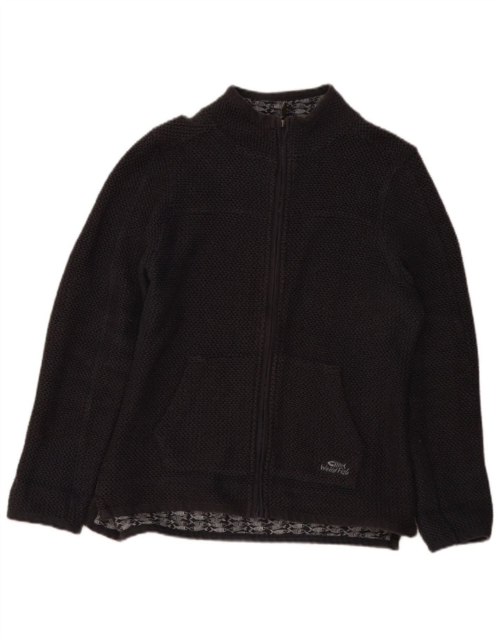 Casaco de treino feminino Weird Fish UK 16 grande algodão cinza