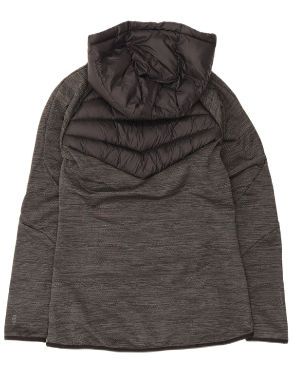 Jaqueta acolchoada com capuz feminina Puma UK 8 poliéster cinza pequeno