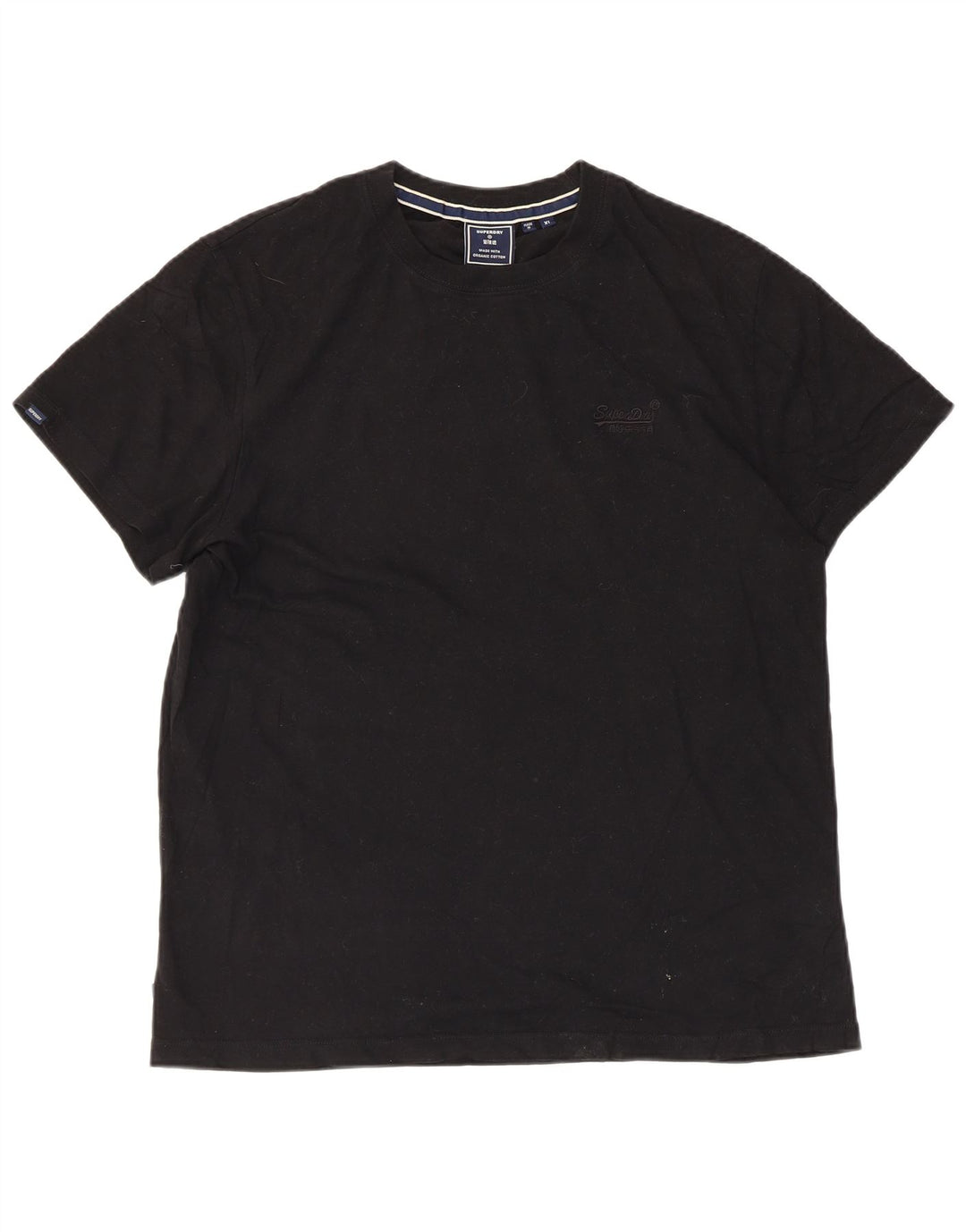 Camiseta masculina Superdry Top XL algodão preto