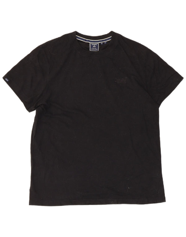 Camiseta masculina Superdry Top XL algodão preto