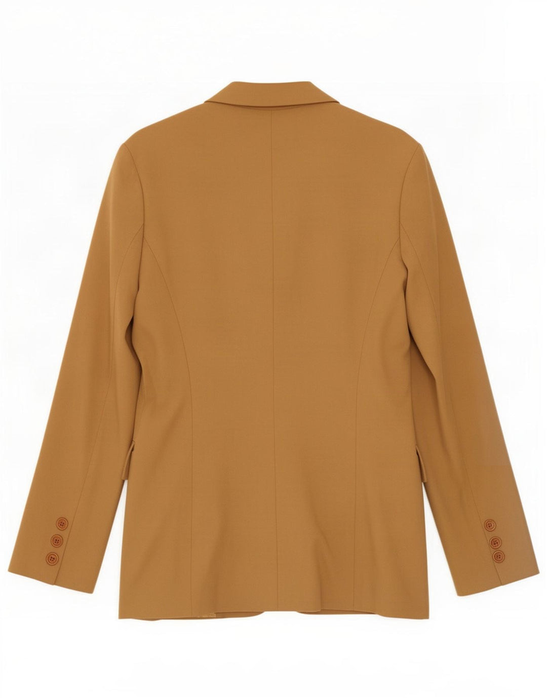 Jaqueta blazer feminina Zara com 4 botões EU 40 lã marrom médio